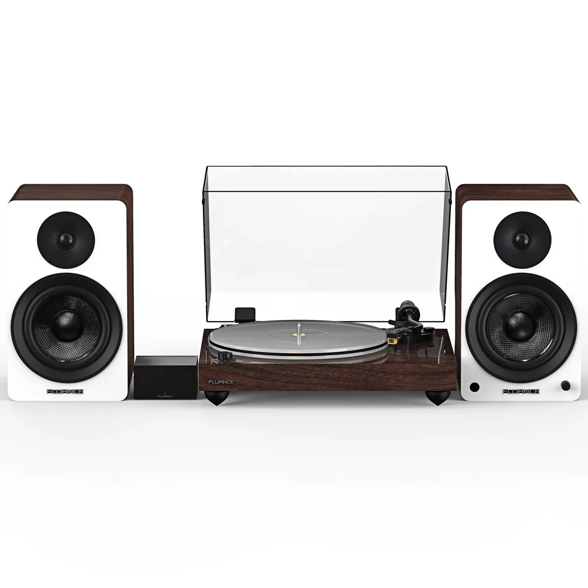 Fluance Fluance RT85N Turntable with PA10 Preamp, Ai61 Speakers, Nagaoka MP-110, 120W Bluetooth — product photo