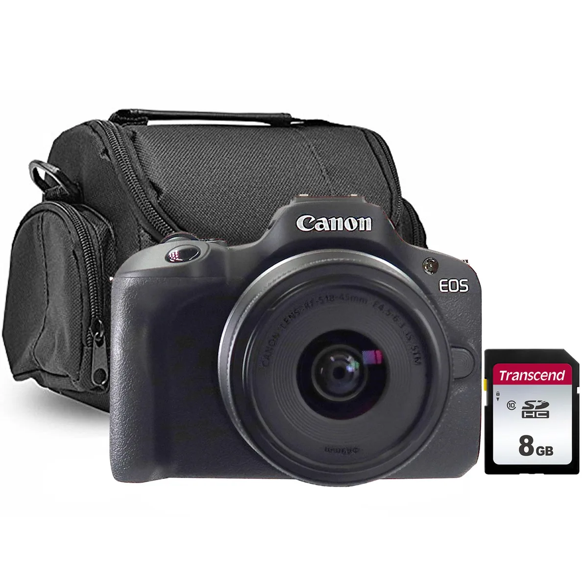 Canon Canon EOS R100 Mirrorless Camera Black with RF-S 18-45mm Lens Basic Kit — product photo