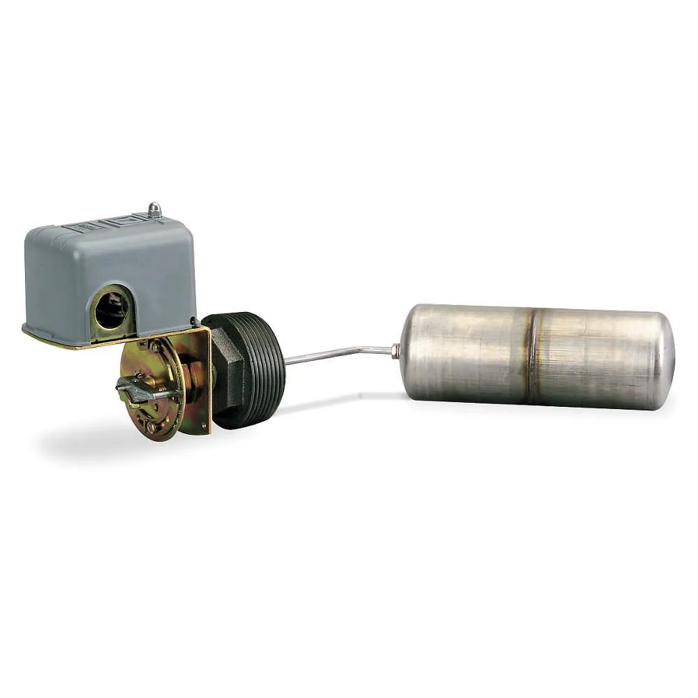 Stainless steel float switch with side mount and threaded tank connection