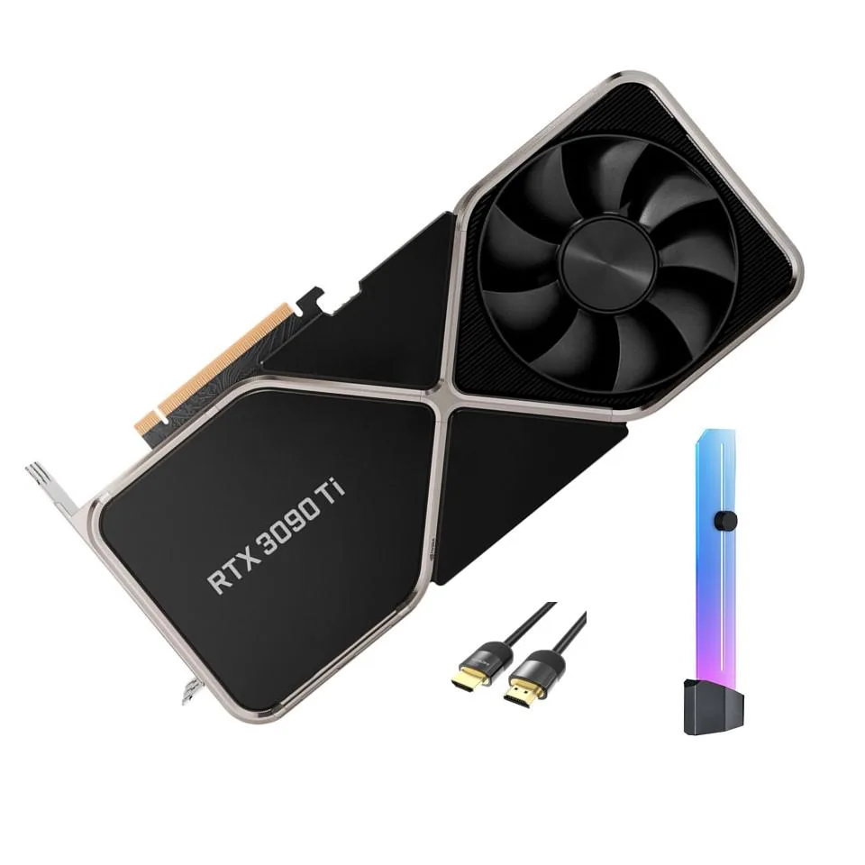 NVIDIA NVIDIA GeForce RTX 3090 Ti Founders Edition 24GB GDDR6X graphics card — product photo