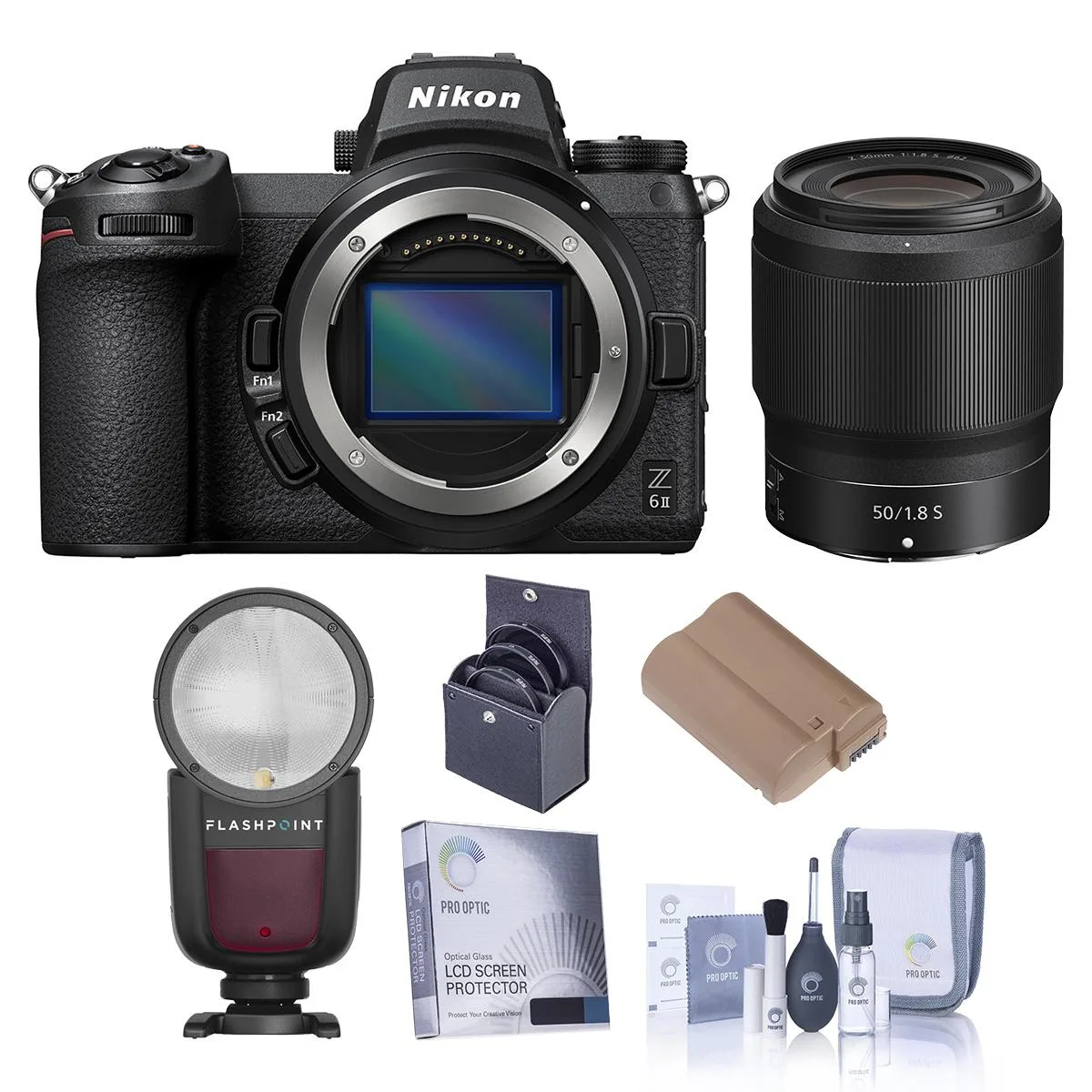 Nikon Inc Nikon Z 6II Compact Mirrorless Camera Bundle with NIKKOR Z 50mm f/1.8 S Lens — product photo