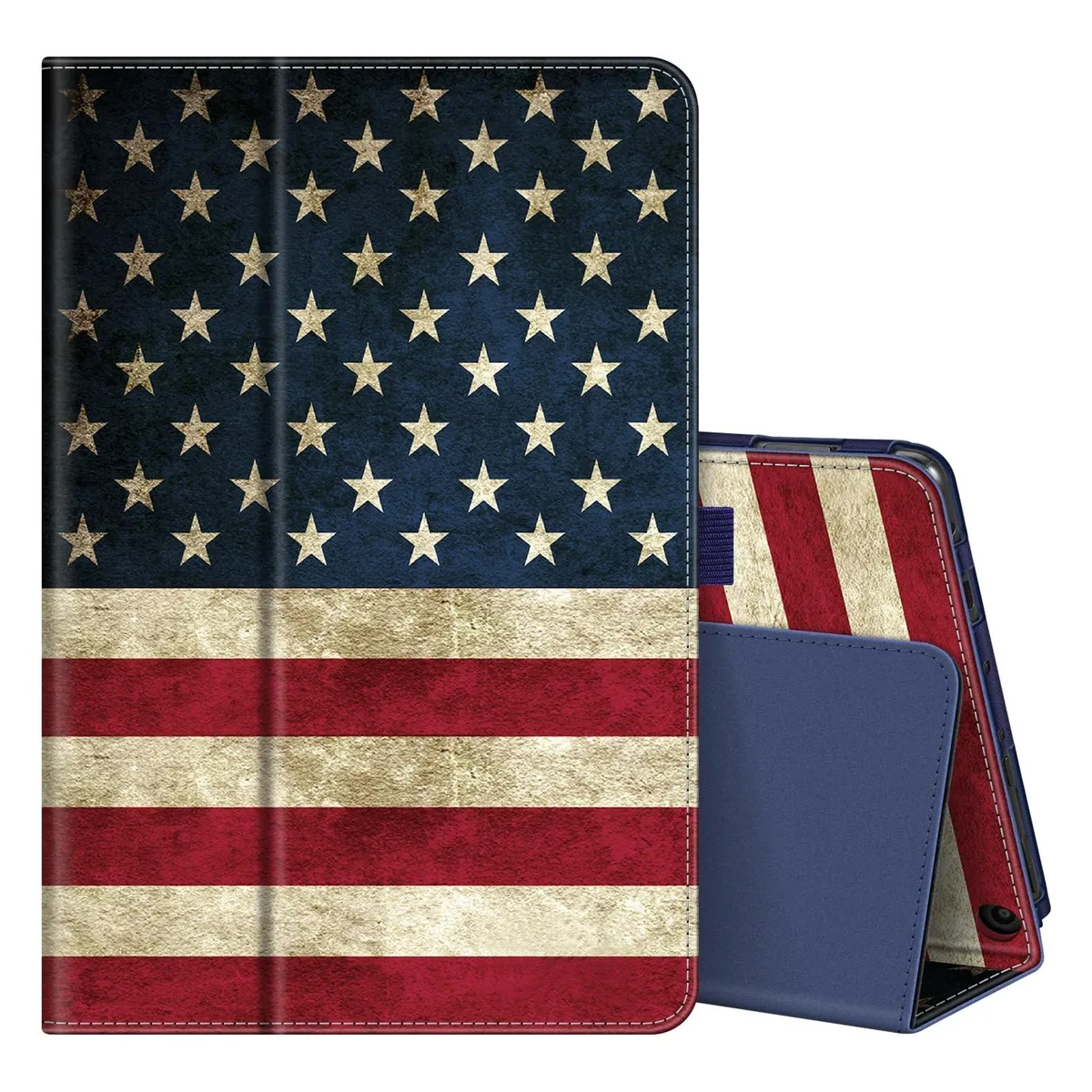 Fintie Fintie Folio Case for Fire HD 10 10.1 13th 11th Gen 2023 2021 US Flag 2 in 1 accessory — product photo