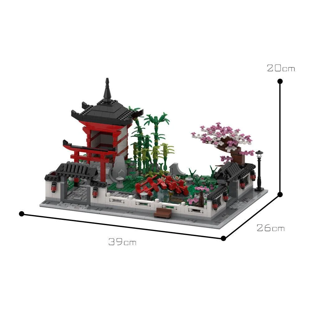 ZITIANYOUBUILD ZITIANYOUBUILD C7473 Modular Japanese Garden 1641 Parts — product photo