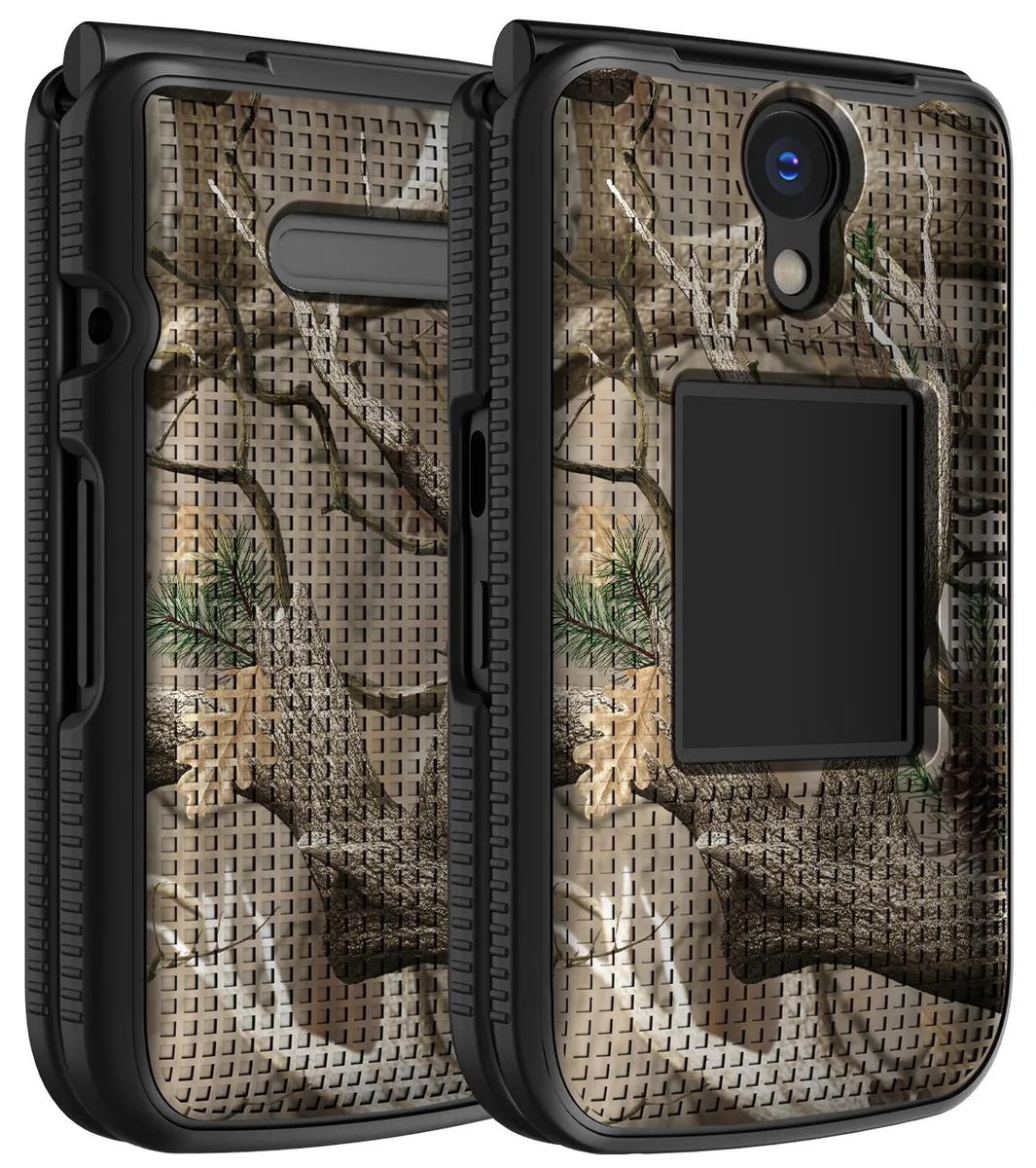 Nakedcellphone Nakedcellphone Textured Hard Case for Orbic Journey Pro/Lite (R320L, R320L2) - Bush Camouflage — product photo
