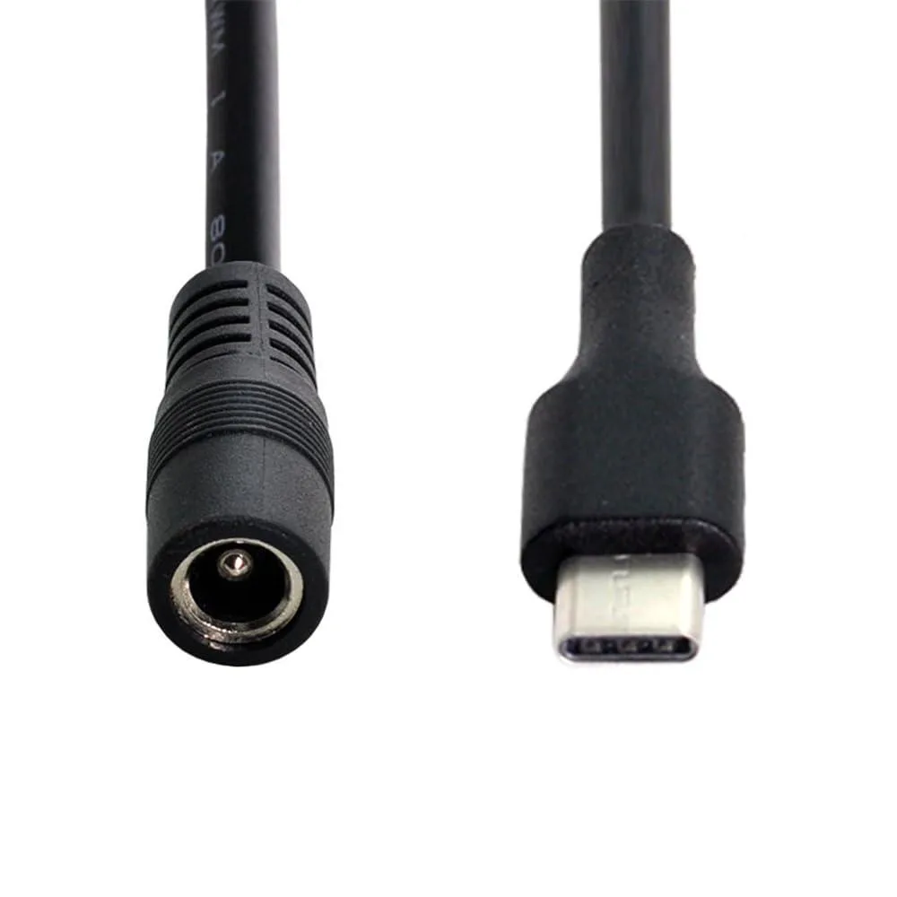 Fervit Fervit USB 3.1 Type-C to DC 5.5×2.5 mm 25 cm cable — product photo