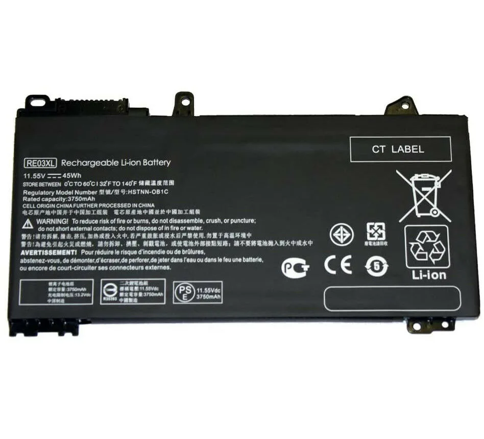 POWER-FENG POWER-FENG 45Wh RE03XL laptop battery for HP ProBook 430 440 450 G6 — product photo