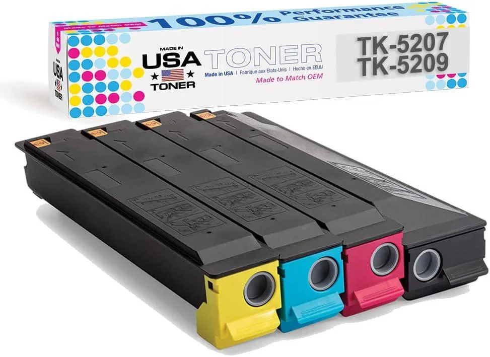MADE IN USA TONER MADE IN USA TONER TK-5207 / TK-5209 CMYK 4-pack toner cartridge — product photo