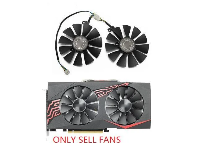 SXDOOL SXDOOL 88mm T129215SU 0.50A VGA Cooling Fan Pair — product photo