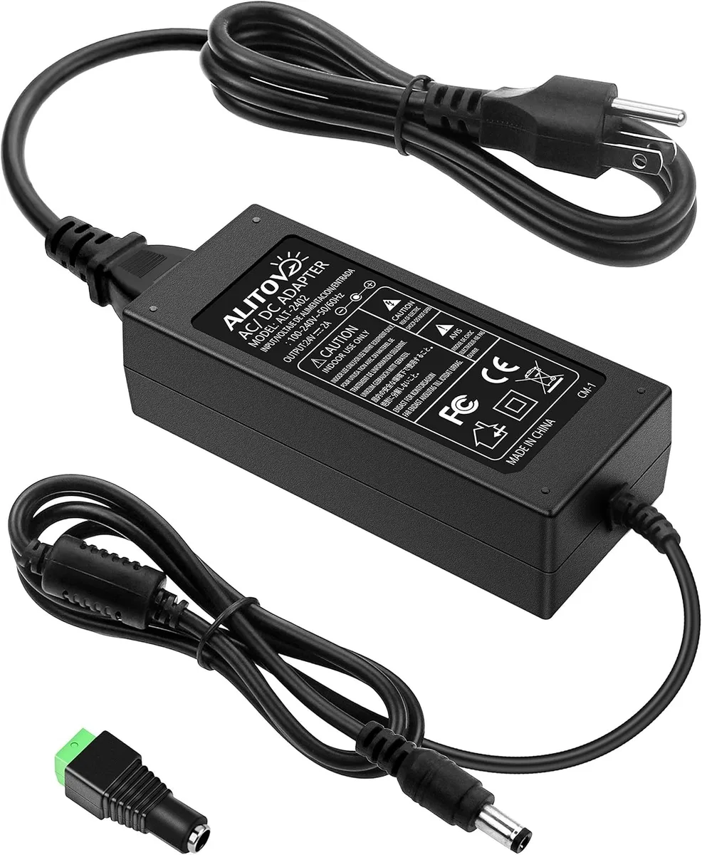 BASEUS BASEUS 24V 2A 48W AC Adapter 100-240V 5.5x2.5/2.1mm — product photo