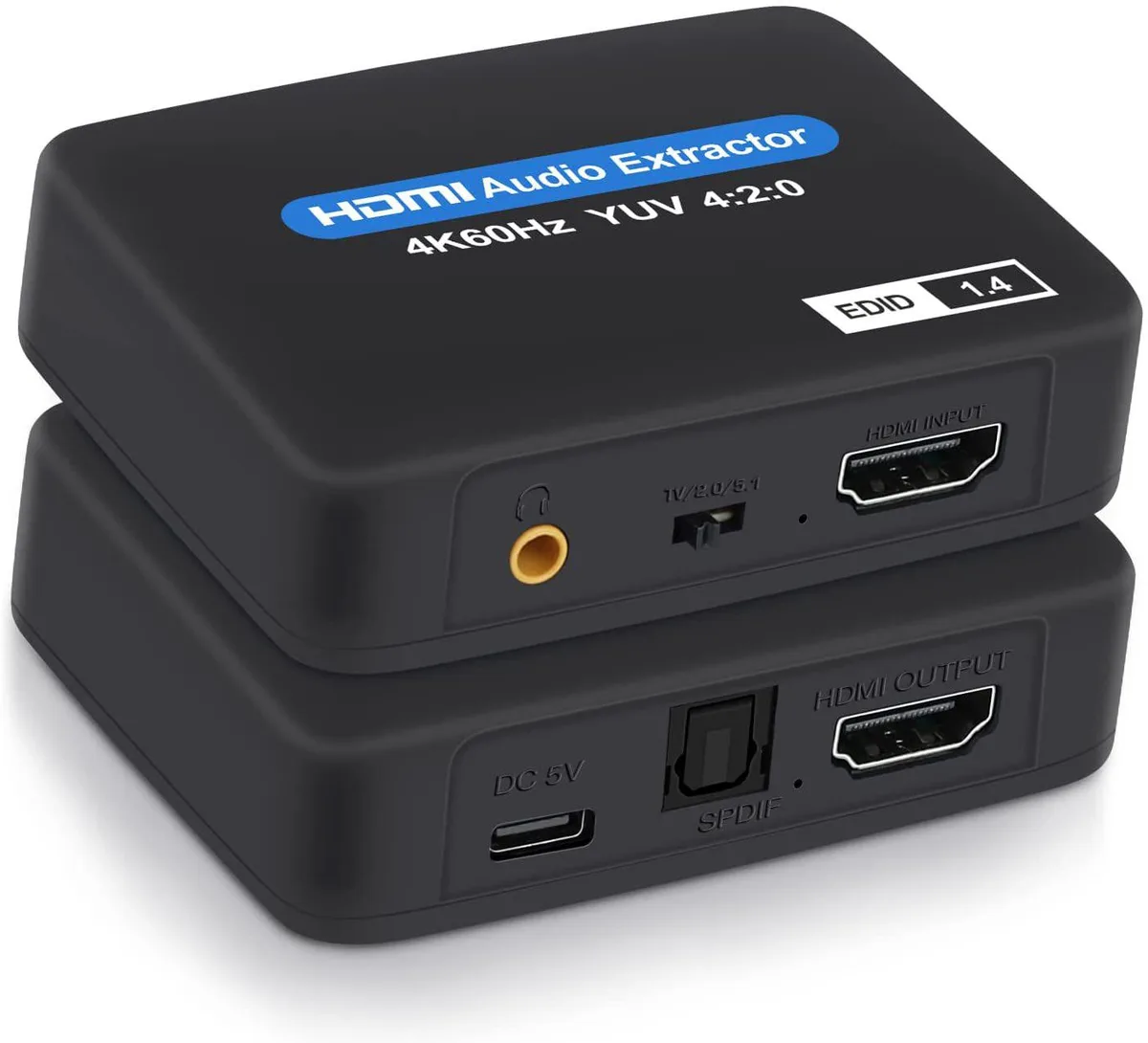 Jansicotek Jansicotek OZV8C HDMI Audio Extractor 4K 60Hz SPDIF 3.5mm — product photo