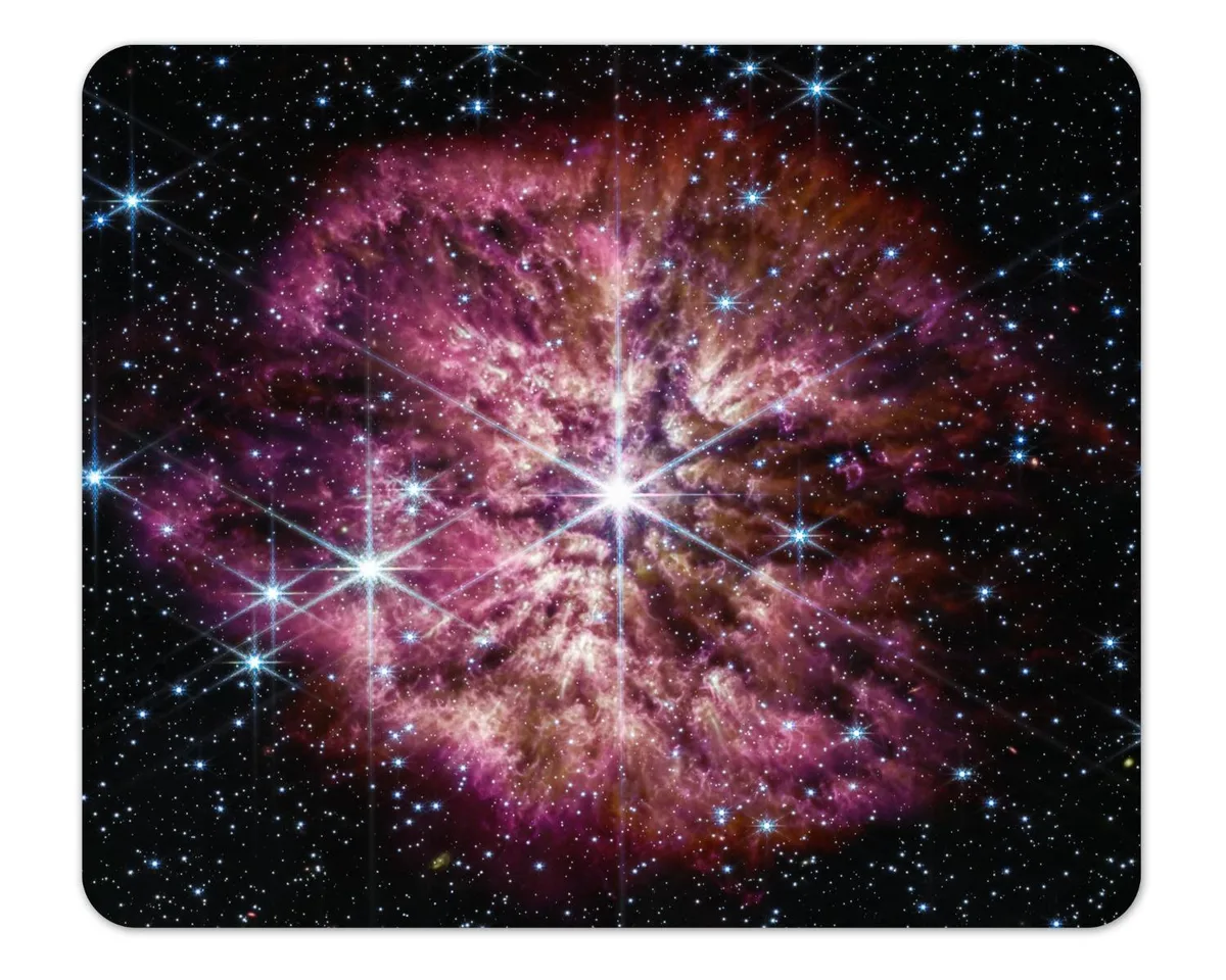 Future of Flight Future of Flight Webb Space Telescope Wolf-Rayet Mouse Pad 1/8 Thick 7.75x9.25 in — product photo