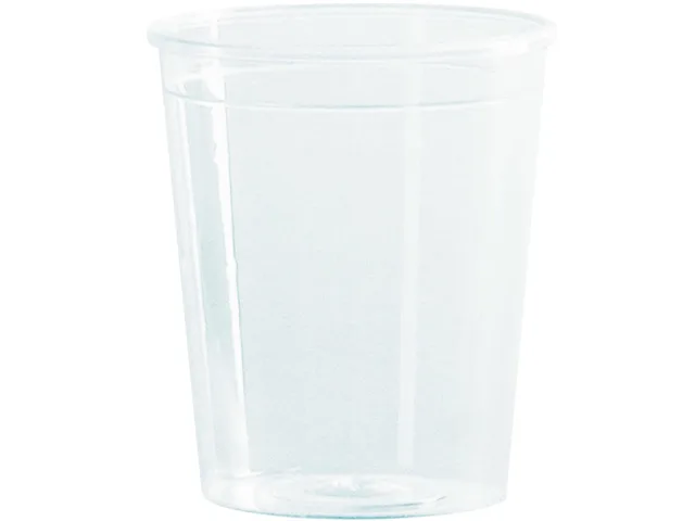 Clear rigid plastic portion cups, 50 pack