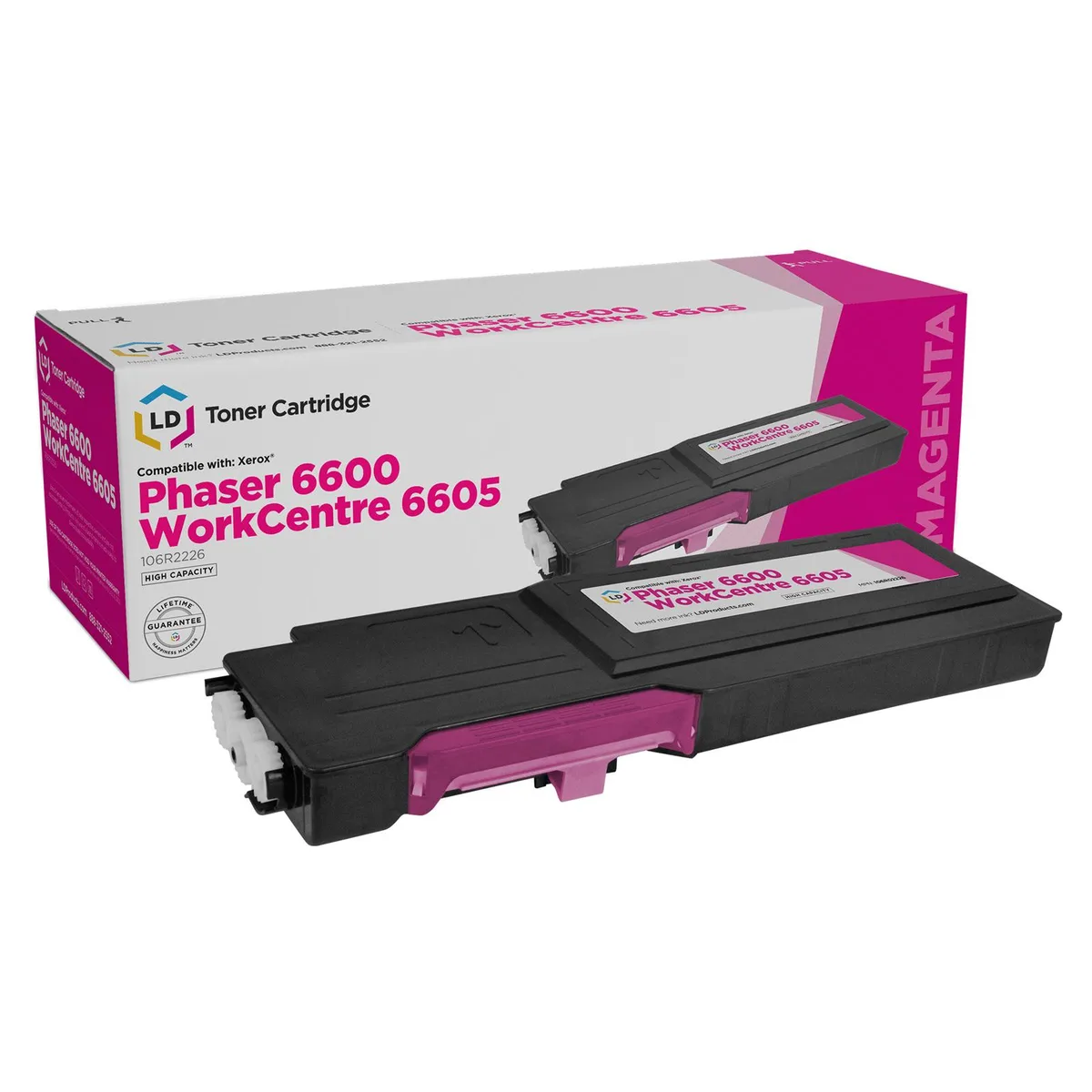 LD Products LD Products Compatible Toner Cartridge for Xerox 106R02226 High Yield Magenta — product photo