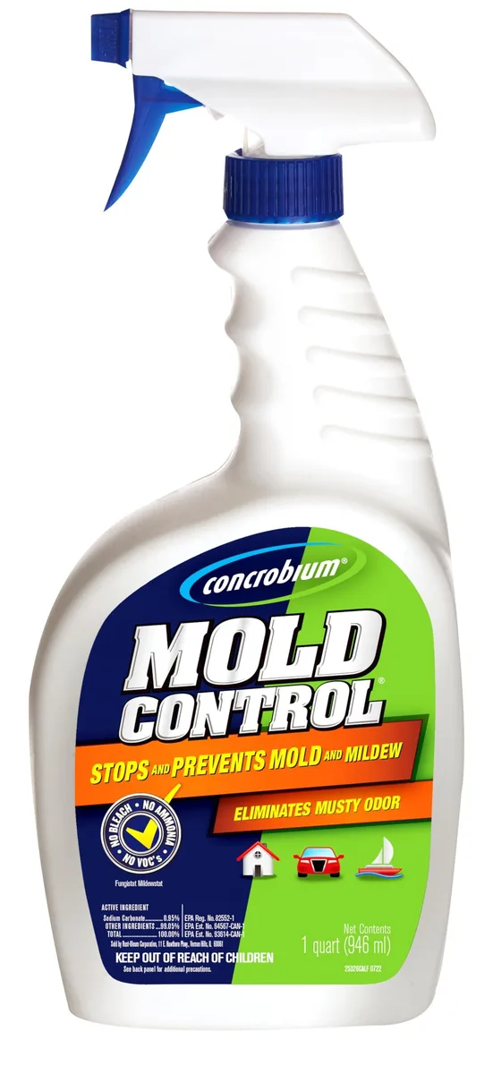 White 32 oz trigger spray bottle with green label