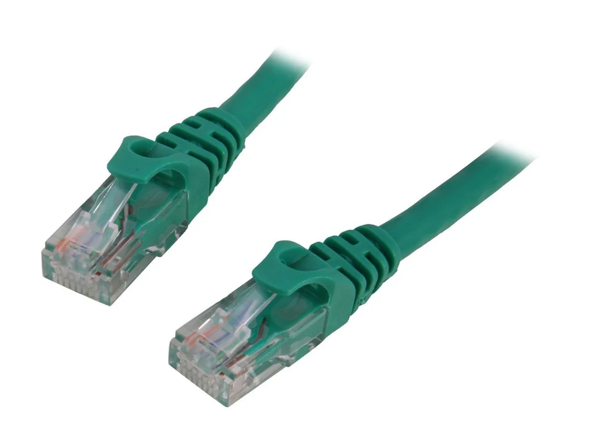 sakose sakose C6EB-7G 7 ft Cat 6 Green 550 MHz 2-pack network ethernet cable — product photo