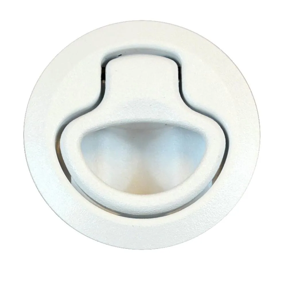 Southco Southco Flush Pull Latch Push To Close Medium White marine electronic — product photo