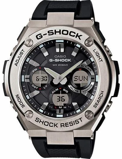 CASIO CASIO G-Shock G-Steel GSTS110-1A Solar Ana-Digi Watch — product photo