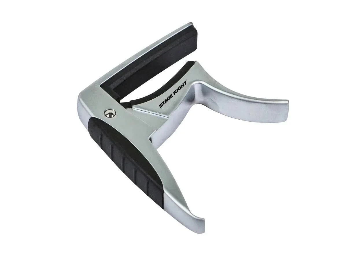 Monoprice Inc. Monoprice Inc. Guitar Capo 611050 Silver Aluminum Trigger-style — product photo