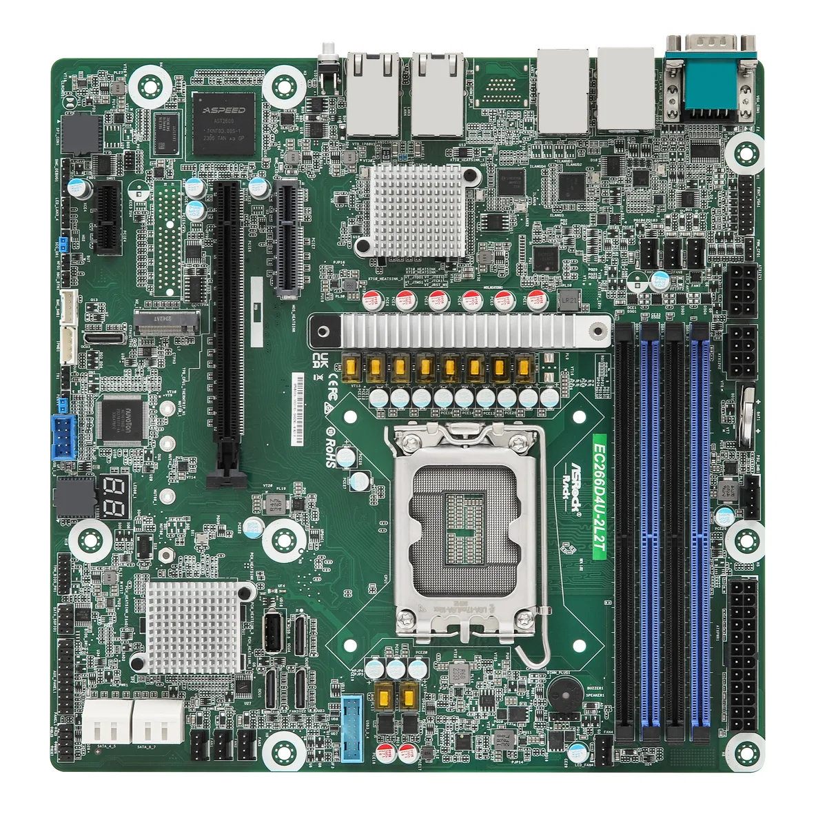 ASRock Rack ASRock Rack EC266D4U-2L2T server motherboard — product photo