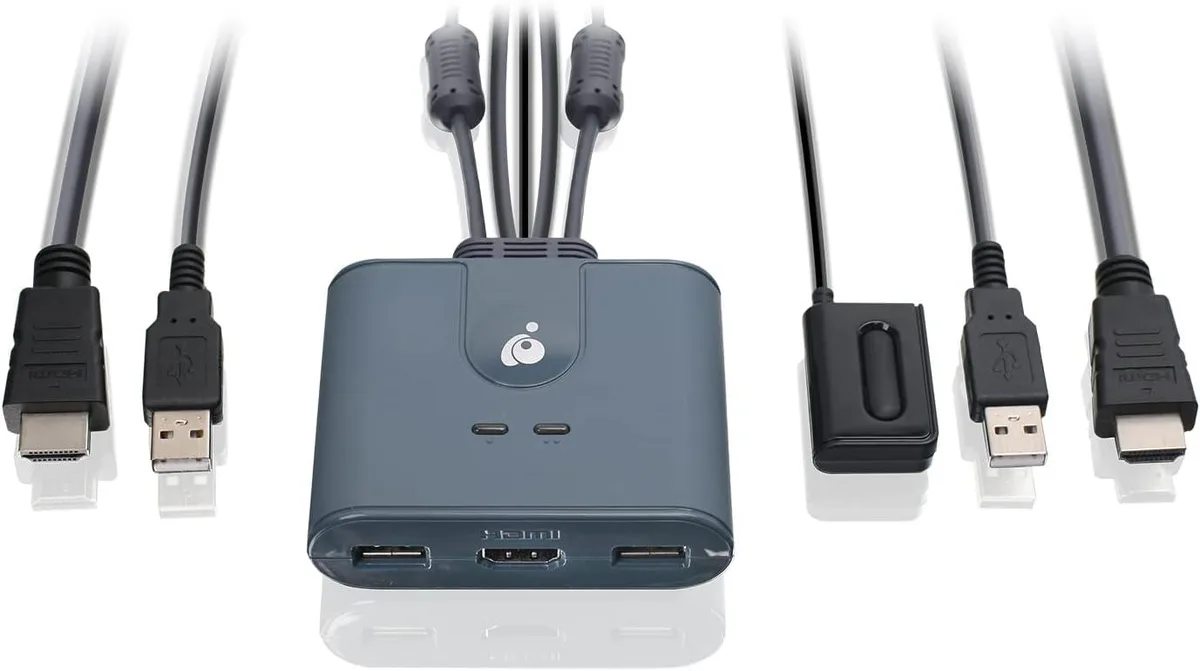 FOCUSTEC FOCUSTEC 2-Port USB HDMI KVM Switch 1920x1200@60Hz GCS32HU — product photo