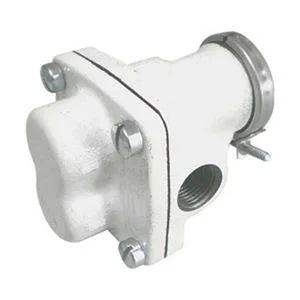 Cast iron rotary gear pump head with half inch NPT inlet and half inch shaft