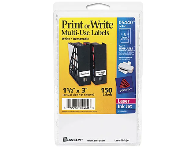 Avery Avery 5440 Removable Multi-Use Labels 150 Pack — product photo