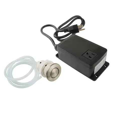 KINGSTON BRASS KINGSTON BRASS KASK318 Garbage Disposal Air Switch Kit Brushed — product photo