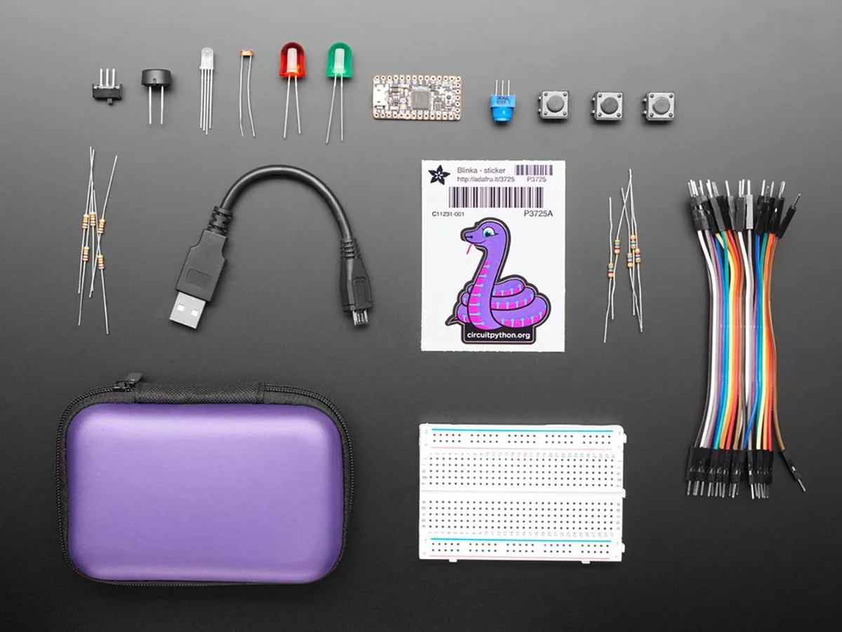 Adafruit Adafruit CircuitPython Starter Kit with Itsy Bitsy M4 — product photo