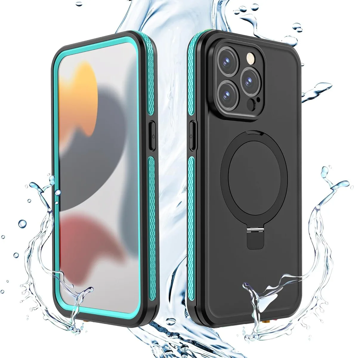 BONAEVER BONAEVER Waterproof Case iPhone 15 Pro Max IP68 Blue — product photo