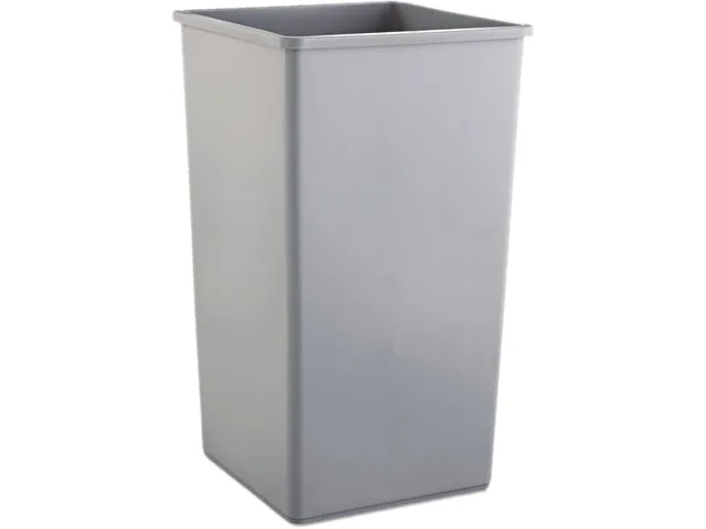 Rubbermaid Commercial Rubbermaid Commercial RCP 3959 GRA 50 gal Square Waste Container Gray — product photo