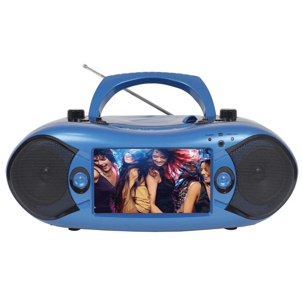 Emerson Emerson 7" DVD Boombox Blue 18x11x9 8.4 — product photo