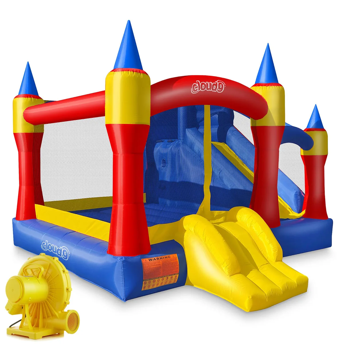 Cloud Nine Cloud Nine Royal Slide Bounce House 13' x 12' x 9' 500 lb capacity — product photo