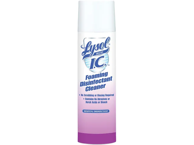 Reckitt Benckiser Reckitt Benckiser 95524 Lysol I.C. Foaming Disinfectant Cleaner 24 oz Aerosol Can — product photo