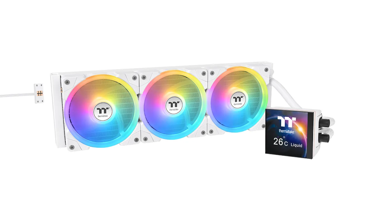 Thermaltake Thermaltake CL-W452-PL14SW-A 420mm liquid cooler — product photo