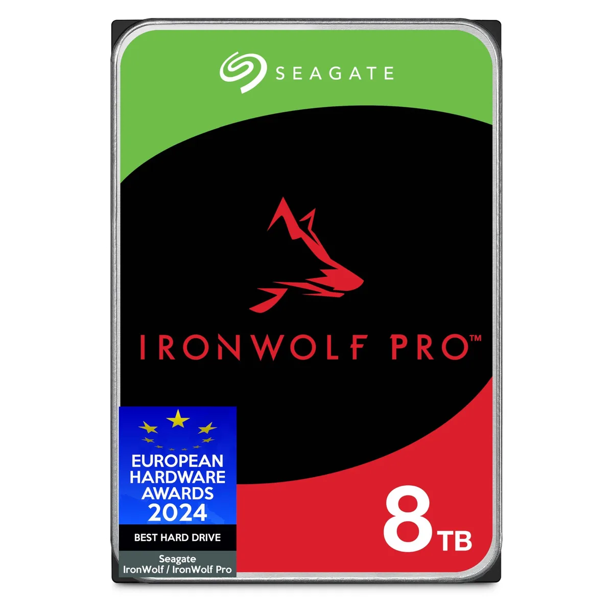 Seagate Seagate IronWolf Pro 8 TB 3.5-inch 7200 RPM 256 MB SATA internal hard drive — product photo