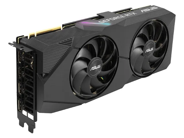 ASUS ASUS DUALRTX2080SO8GEVOV2 GeForce RTX 2080 SUPER graphics card — product photo