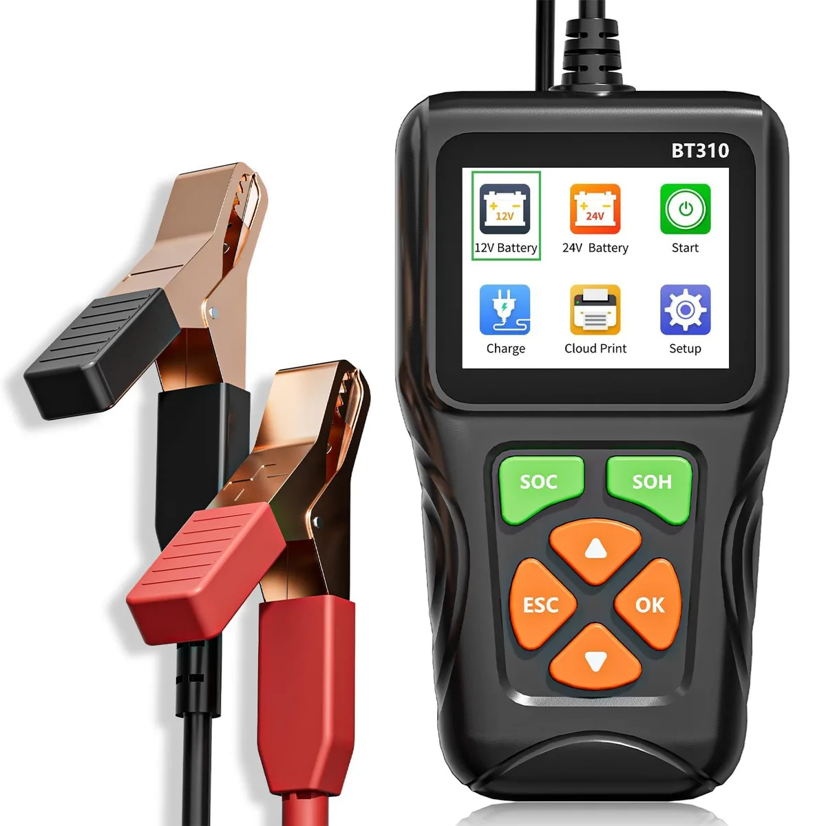  RVSEDYU 12V 24V Car Battery Tester 100-2000 CCA — product photo