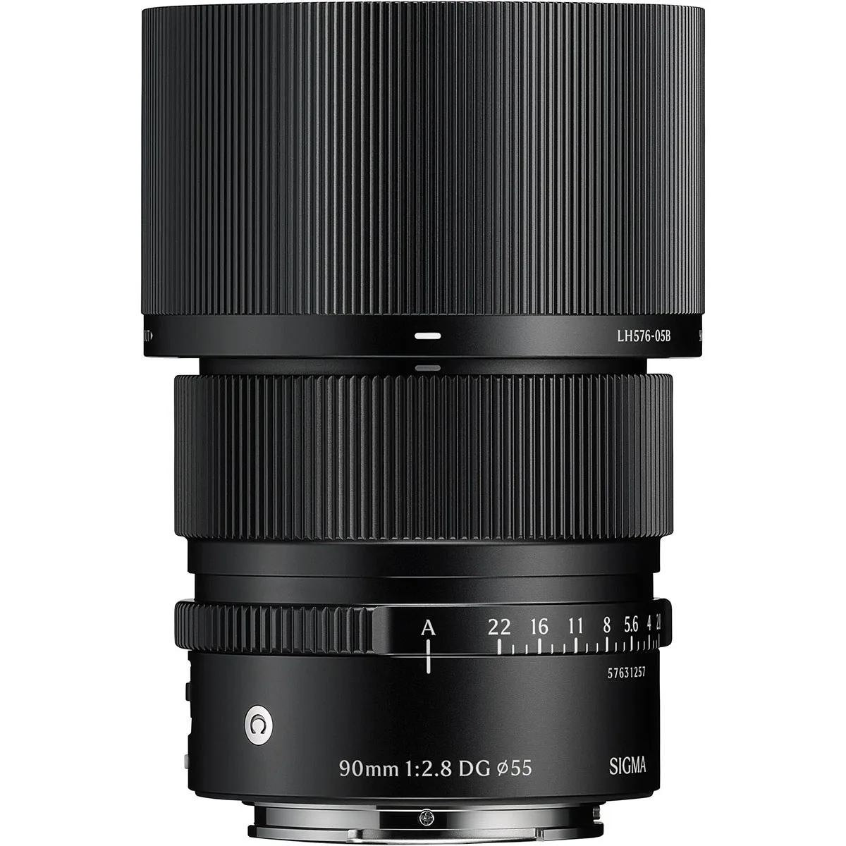 SIGMA SIGMA 90mm f/2.8 DG Contemporary camera lens for Sony E, Black — product photo