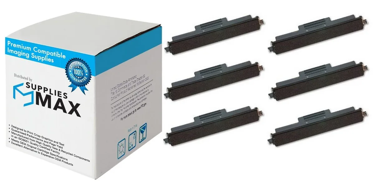 SuppliesMax SuppliesMax SKPIR-93 Purple Ink Rollers 6 Pack — product photo