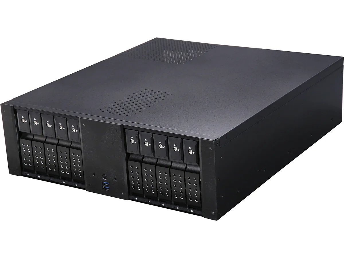 iStarUSA Inc. iStarUSA Inc. D-3100HN 3U server chassis 10× 3.5" hotswap bays — product photo
