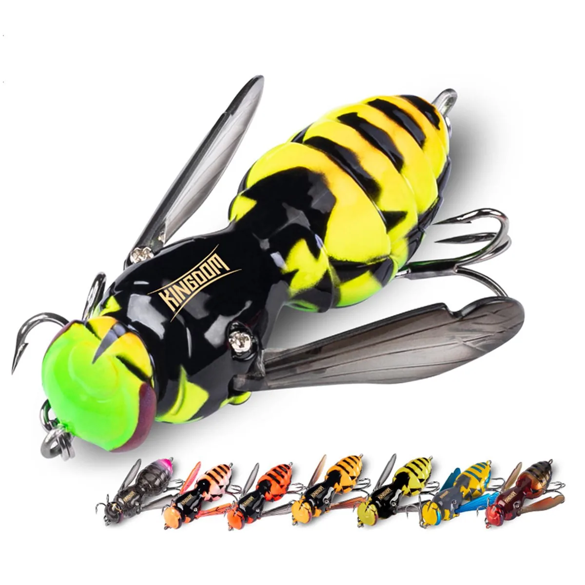KINGDOM 4515 Wasp Crawl Lure 40mm 4.2g fish attractant — product photo