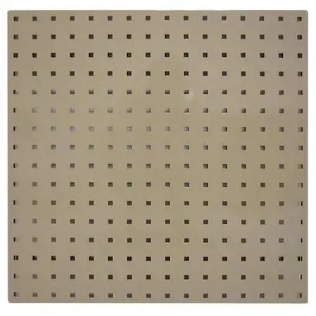 Value Brand Value Brand Pegboard Panel 24x24in 2pk Tan Steel 300lb — product photo