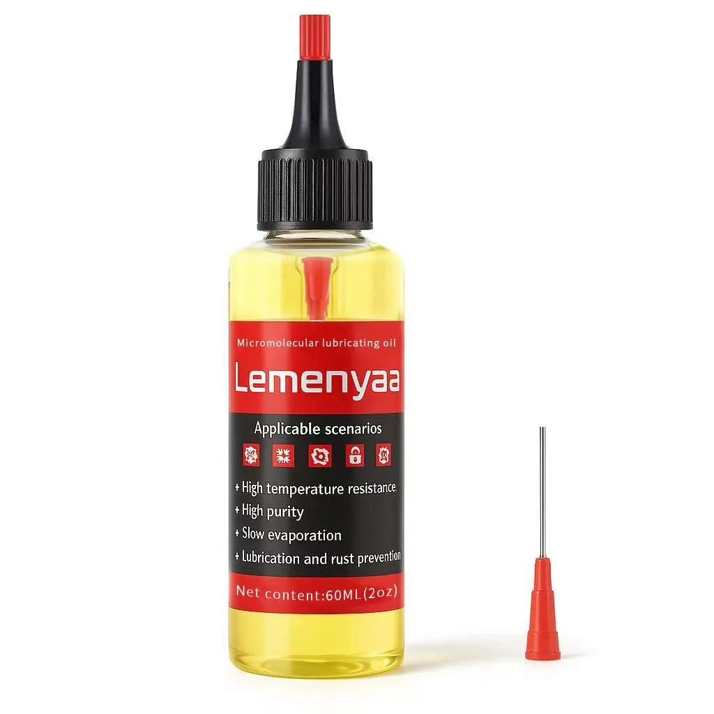  Door Hinge Lubricant 2 oz Silicone Oil with Built-in Nozzle Storage — product photo