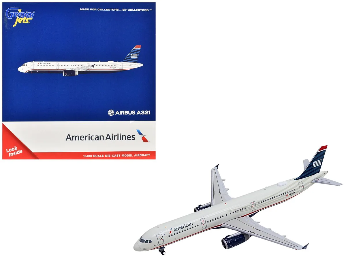 GeminiJets GeminiJets Airbus A321 American Airlines N578UW 1/400 Diecast Hobby Collectible — product photo