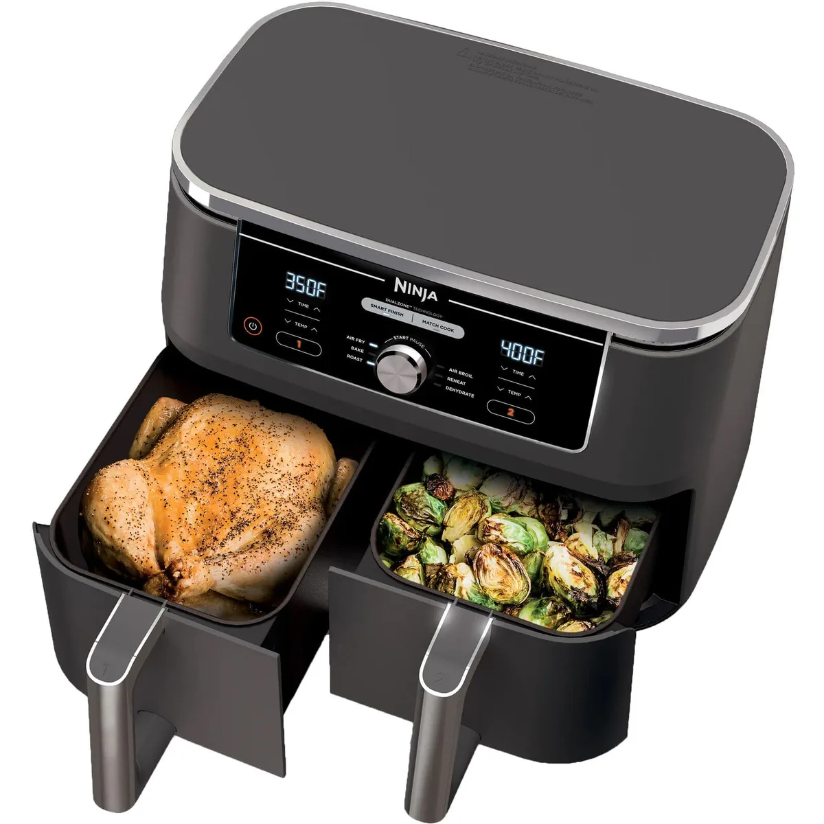 Ninja Ninja DZ401 Foodi 6-in-1 10-qt XL 2-Basket Air Fryer — product photo