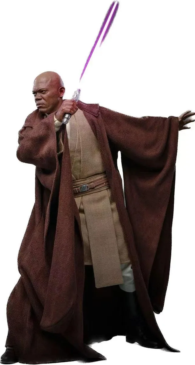 Hot Toys Hot Toys MMS681 Star Wars Attack of the Clones Mace Windu action figure — product photo