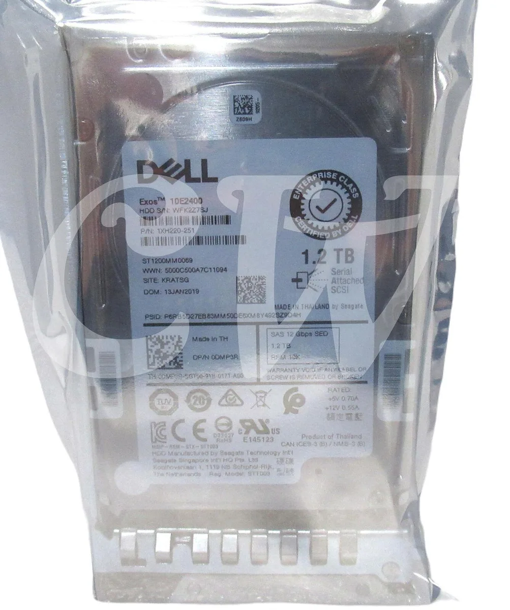DELL DELL ST1200MM0069 1.2TB 10000RPM SAS 12Gbps 2.5in internal hard drive — product photo