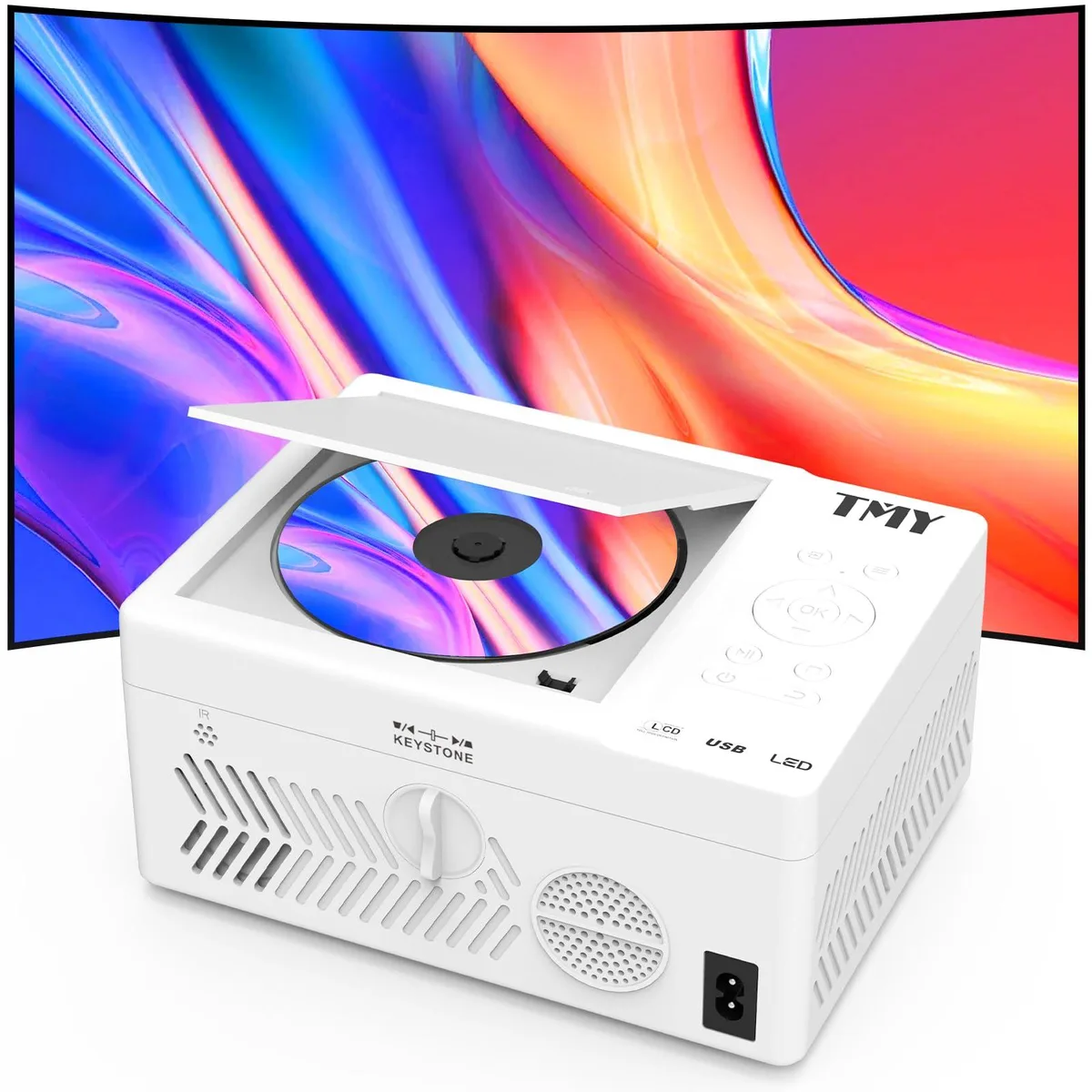  ViewSonic Envy White DLP Business Projector with DVD Player, 1080p, Bluetooth 5.1 — product photo