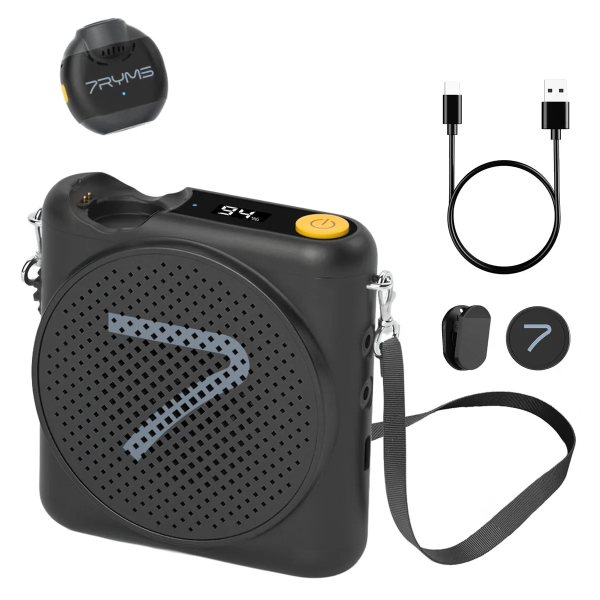  Gemini WA2 Wireless Voice Amplifier Black 18W 23h 50m — product photo