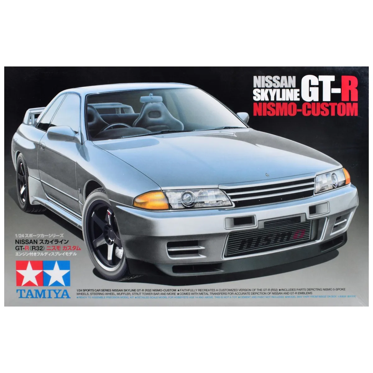 Tamiya Tamiya Nissan Skyline GT-R (R32) Nismo-Custom 1/24 Scale Model Kit — product photo